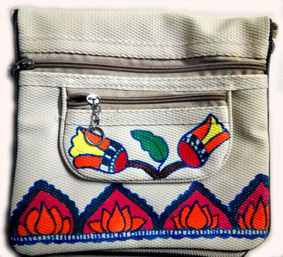 

mithila painting Casual Multicolor Clutch