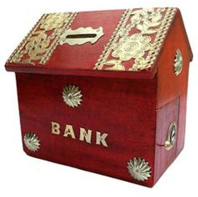 

Hindustan Mart 67cbb Coin Bank(Maroon)