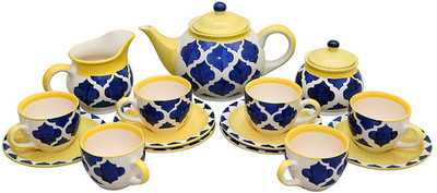 

CROCKTO Ceramic(Blue, Pack of 15)