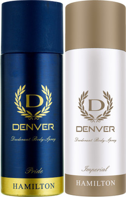 

Denver Pride and Imperial Combo (Pack of 2) Deodorant Spray - For Men(330 ml, Pack of 2)