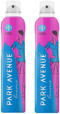 

Park Avenue Bounce (Pack Of 2) Deodorant Spray - For Women(135 ml, Pack of 2)