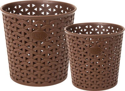 

Jaypee Plus 1 Compartments Plastic Stand(Brown)