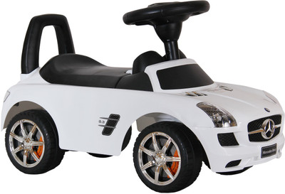

Toyhouse Benz Car Non Battery Operated Ride On(White)