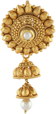 

Anuradha Art Jewellery ZHB-631 Hair Pin(Gold, White)