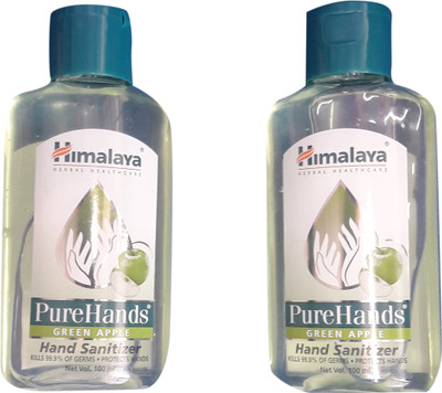 

Himalaya PURE HANDS GREEN APPLE HAND SANITIZER(200 ml, Bottle, Pack of 2)