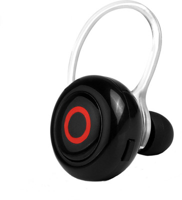 Technomart Mini V4.0 EDR Stereo For Smartphone-Black- Bluetooth Headset with Mic(Black, In the Ear)