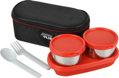 

Jaypee Plus Merawala 3 Containers Lunch Box(630 ml), Black
