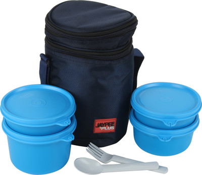 

Jaypee Plus Multi Decker 4 4 Containers Lunch Box(1300 ml), Blue