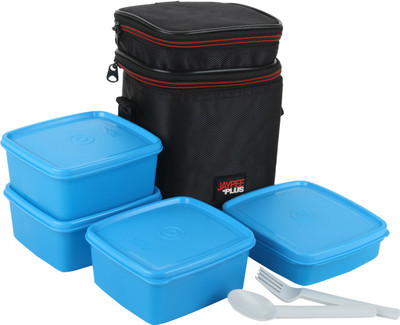 

Jaypee Plus Wonder Bag 4 4 Containers Lunch Box(2250 ml), Blue