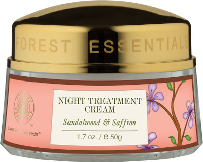 

Forest Essentials Sandalwood and Saffron Night Treatment Cream(50 g)