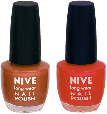 

Nive Colour Blast Nail Polish (Set of 2 Nail Polish) Brown,Brown(Pack of 2)