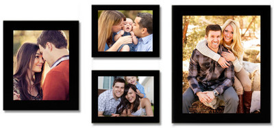 

Swadesi Stuff MDF Photo Frame(Black, 4 Photos)