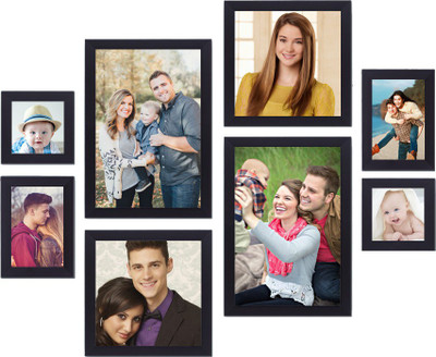 

Swadesi Stuff MDF Photo Frame(Black, 8 Photos)