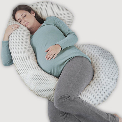 

Humble Story Polka Dots Pregnancy Pillow Pack of 1(White)