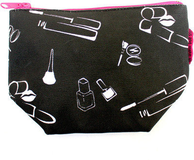 

Random in Tandem Kiss & Make up Pouch(Black, Pink)
