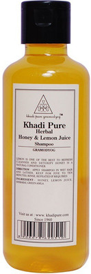 

Khadi Pure HONEY LEMON JUICE SHAMPO(210 ml)