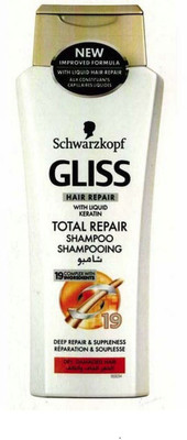 Schwarzkopf Gliss Hair Repair With Liquid Keratin Total Repair Shampoo(250 ml) Flipkart