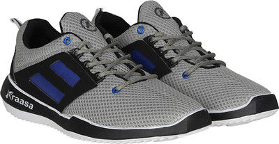 

Kraasa Premium Sports Running Shoes For Men(Grey, Blue