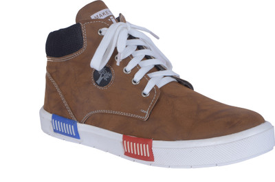 

Shoebook Casual Ankle Length Sneakers For Men(Brown