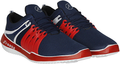 

Kraasa Premium Sports Running Shoes For Men(Navy, Red