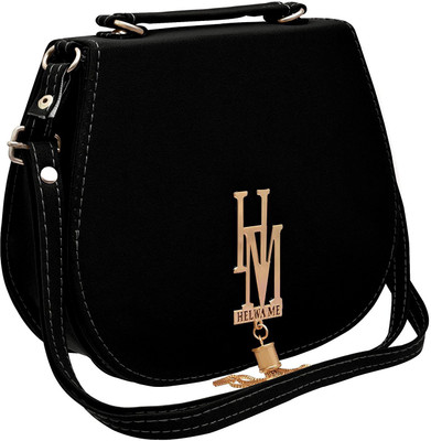 

Tap Fashion Women Casual Black PU Sling Bag