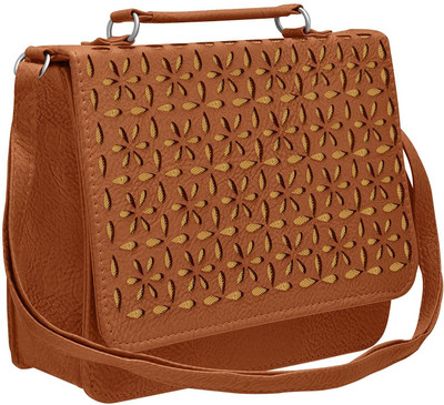 

Tap Fashion Women Casual Brown PU Sling Bag