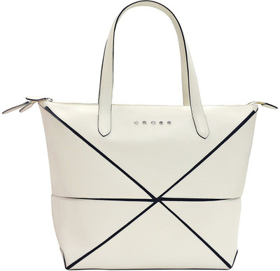 

Cross Women Casual White PU Tote
