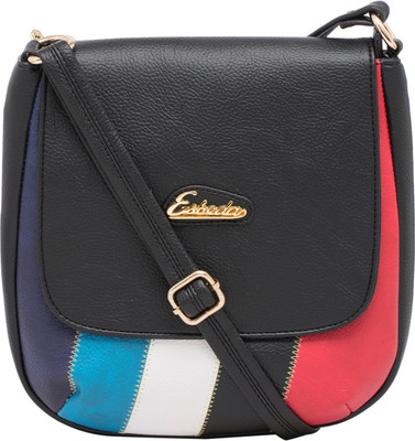 

ESBEDA Women Casual Black PU Sling Bag