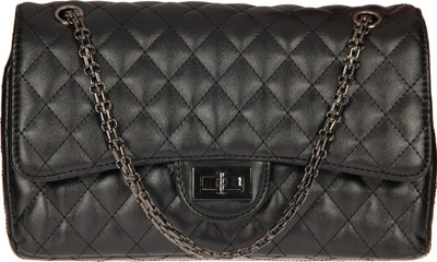 

aaradhya creations Girls Evening/Party Black PU Sling Bag