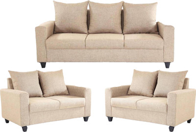Comfy Sofa Classy Fabric 3 2 2 Beige Sofa Set