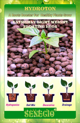 

SENECIO™ 1Ltr FLOATING LECA - EXTREMLY LIGHTWEIGHT EXCLUSIVE CLAY AGGREGATE Pebble Clay Ball For Hydroponic Soil Manure(1 L Cake)