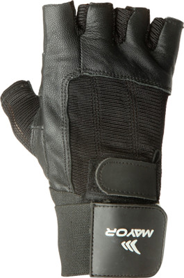 Mayor Hamilton Gym & Fitness Gloves (L, Black) Flipkart
