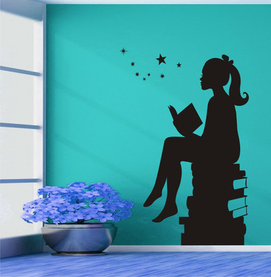 

Wall Guru  Home Décor wall Sticker(Pack of 1, Black