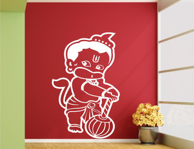 

Wall Guru  Home Décor wall Sticker(Pack of 1, White