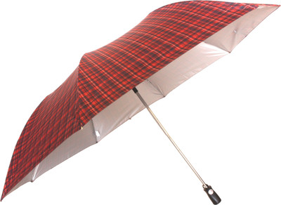 

Sun Brand Commander 8- Big Size 2 Fold (Men UV Protective) Umbrella(Maroon, Black)