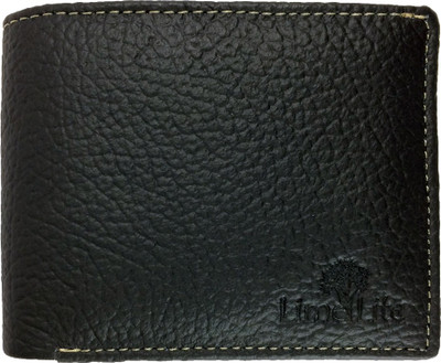 

Limelite Men Black Genuine Leather Wallet(7 Card Slots)