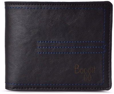 

Baggit Men Black Artificial Leather Wallet(6 Card Slots)