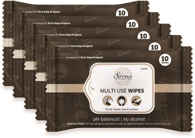 

SIRONA Multi Use Wet Wipes ( 50 Wipes - 5 Pack)(5 Pieces)