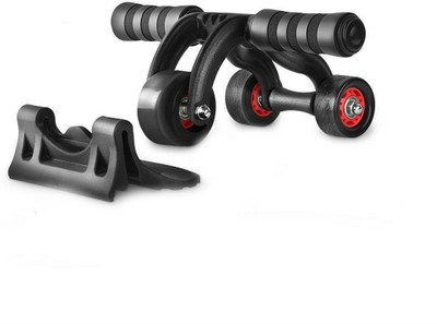 

Shrih 3-Wheel Roller Toner Ab Exerciser(Black)