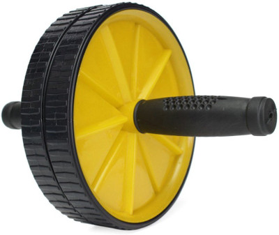 

VibeX ™ Abdominal Roller Wheel Fitness Gym Ab Exerciser(Yellow, Black), Black;yellow