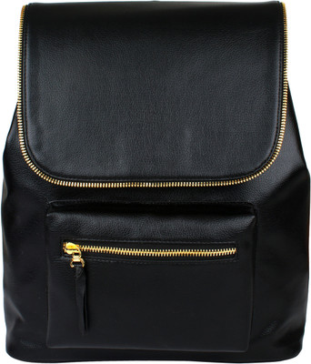 

20 Dresses Zipped Along The Edges 17.6 L Backpack(Black)
