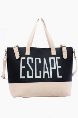 

Bagclan Black peach escape tote Shoulder Bag(Maroon, 10 inch)