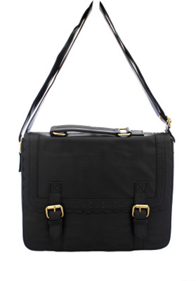 

Bagclan Buckle up sling Black Sling Bag(Black, 5 inch)