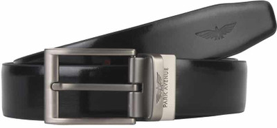 

Park Avenue Men Casual Black Genuine Leather Belt