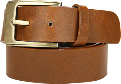 

Aditi Wasan Men Casual, Formal Tan Genuine Leather Belt, Tan2