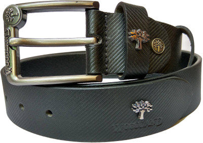 

Dude Chase Men Casual Black Genuine Leather Belt
