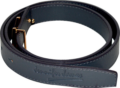 

Jennifer James Girls Casual, Formal, Party, Evening Grey Genuine Leather Belt