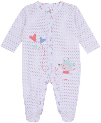 

MINI KLUB Girls Pink Sleepsuit