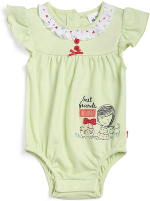 

MINI KLUB Girls Multicolor Bodysuit, White