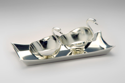 

MeLANgE TS1002 Silver Plated Bowl Set(Silver, Pack of 3)